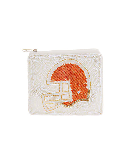 Football Helmet Coin Pouch