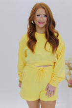 Load image into Gallery viewer, Sunshine Set Long Sleeve Crop Top
