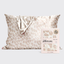 Load image into Gallery viewer, Kitsch Satin Pillowcase - Leopard
