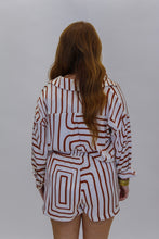 Load image into Gallery viewer, Court Collard Geometric Set Top
