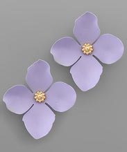 Load image into Gallery viewer, Epoxy Dogwood Blossom Earrings
