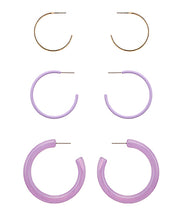 Load image into Gallery viewer, Multi Acrylic Hoops Set
