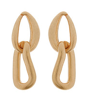 Load image into Gallery viewer, Linked Irregular Shaped Chain Earrings
