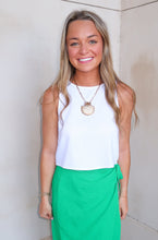 Load image into Gallery viewer, Cooper Linen Blouse Set-White
