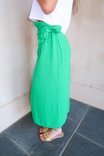 Load image into Gallery viewer, Cabo Woven Maxi Skirt-Green
