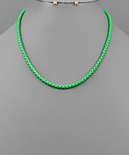 Load image into Gallery viewer, Color Box Chain Necklace
