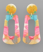 Load image into Gallery viewer, Rectangle Acrylic Earrings

