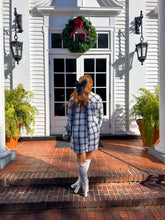 Load image into Gallery viewer, New Me Plaid Tweed Shacket- White
