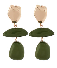 Load image into Gallery viewer, Linear Color Geometric Earrings
