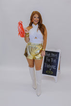 Load image into Gallery viewer, Gimmie More Metallic Shorts- Gold
