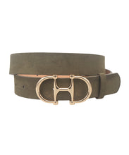 Load image into Gallery viewer, Horsebit Buckle Microsuede Belt

