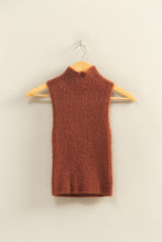 Load image into Gallery viewer, Brent High Neck Top- Chestnut
