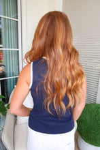 Load image into Gallery viewer, On Time Sweater Vest -Navy
