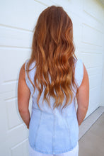 Load image into Gallery viewer, Tarsi Denim Button Top
