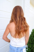 Load image into Gallery viewer, Morgan Halterneck Wrap Top-White
