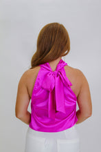 Load image into Gallery viewer, Clea Sleeveless Halter Top- Pink
