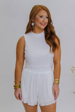 Load image into Gallery viewer, Pure Sweetness Knit Crop Top- White
