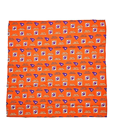 Clemson Print Bandana