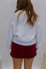 Load image into Gallery viewer, Loving You Corduroy Shorts- Burgundy
