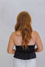 Load image into Gallery viewer, Greece Scarf Tube Top- Black
