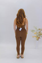 Load image into Gallery viewer, Brandy Athletic Jumpsuit- Mocha
