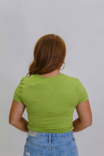 Load image into Gallery viewer, Fit Check Double Layered Bodysuit- Lime
