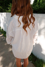 Load image into Gallery viewer, Cafe Striped Shorts Set- Taupe
