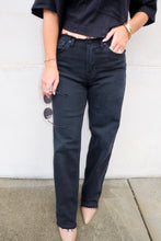 Load image into Gallery viewer, Frayed Waistband Slouchy Wide Leg
