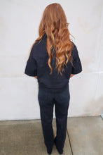 Load image into Gallery viewer, Frayed Waistband Slouchy Wide Leg
