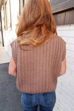Load image into Gallery viewer, Teddy Knit Sweater- Brown
