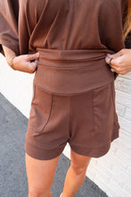 Load image into Gallery viewer, Baker Knit Shorts Set- Brown
