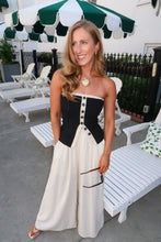Load image into Gallery viewer, Harbor Strapless Knit Top-Black
