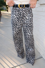 Load image into Gallery viewer, Wild Girl Leopard Denim Pants
