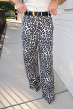 Load image into Gallery viewer, Wild Girl Leopard Denim Pants
