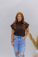 Load image into Gallery viewer, Fall Love Turtle Neck Sweater Vest- Brown
