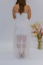 Load image into Gallery viewer, Totally Tulle Strapless Maxi Dress- Ivory
