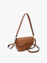 Load image into Gallery viewer, Marisol Vegan Asymmetrical Saddle Bag
