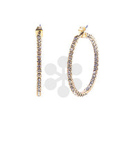 Load image into Gallery viewer, Crystal Paved Hoops
