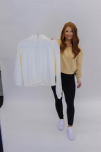 Load image into Gallery viewer, Settle Down Half Sip Pullover- Cream
