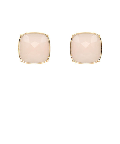 Glass Square Earrings