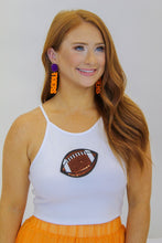 Load image into Gallery viewer, Kickoff Racerback Crop Top- White
