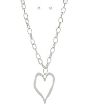 Load image into Gallery viewer, Heart Necklace Set
