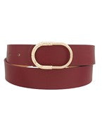 Load image into Gallery viewer, Half Hammered Oval Buckle Belt
