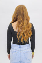 Load image into Gallery viewer, BF Blakey Square Neck Bodysuit- Black
