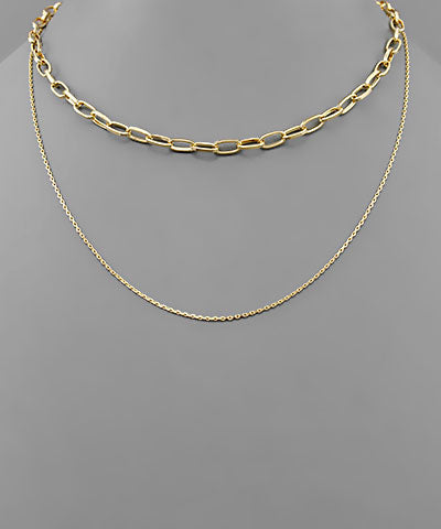 Chain Layered Choker