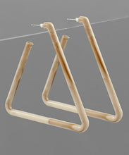 Load image into Gallery viewer, 60mm Triangle Hoops
