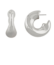 Load image into Gallery viewer, Puffy Metal Hoops
