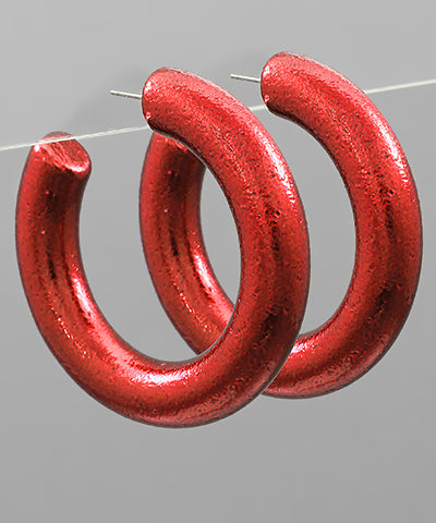 Color Coated Chunky Hoops