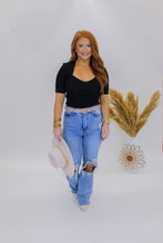 Load image into Gallery viewer, Certain To Charm Knit Top- Black
