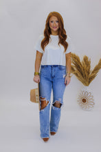 Load image into Gallery viewer, Hold Onto Faux Leather Crop- White
